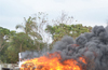 Mock Air Crash rescue operations at  airport checks  alertness of authorities